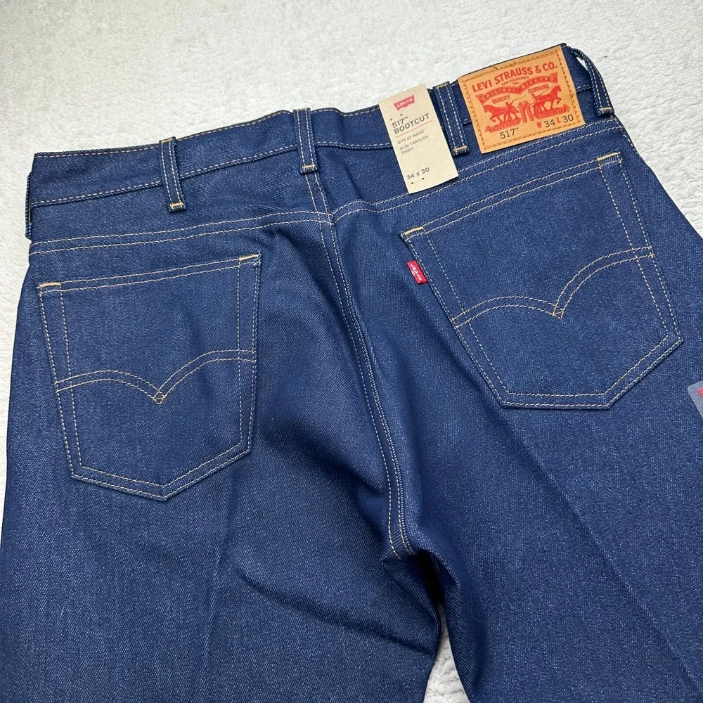 Levi's 517 Jeans Men's Size 34X30 Bootcut Denim Cowboy Western